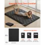Japanese Tatami Mat, Full Size Foldable Japanese Tatami Mattress, Futon Mattress with Storage Bag & Fastener, 9-Layer Floor Mat 