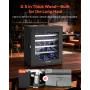 Miniatures Storage Case, Fits for 1:1000-1:1500 Scale Models, Wooden Miniatures Display Holder with 5 Tray & 11 Slots, Clear Vie