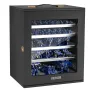 Miniatures Storage Case, Fits for 1:1000-1:1500 Scale Models, Wooden Miniatures Display Holder with 5 Tray & 11 Slots, Clear Vie