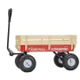 VEVOR Pull-Along Wagon for Kids, 101cm Toddler Wagons with Wooden Panels & Handle, Supports up to 150kg, All-Terrain Utility Wag