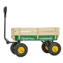 VEVOR Pull-Along Wagon for Kids, 101cm Toddler Wagons with Wooden Panels & Handle, Supports up to 150kg, All-Terrain Utility Wag
