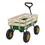 Pull-Along Wagon for Kids, 101cm Toddler Wagons with Wooden Panels & Handle, Supports up to 150kg, All-Terrain Utility Wagon Car