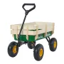 VEVOR Pull-Along Wagon for Kids, 101cm Toddler Wagons with Wooden Panels & Handle, Supports up to 150kg, All-Terrain Utility Wag