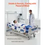 Premium 5 funktion fuld elektrisk hospitalsseng, elektrisk