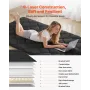 Japanese Tatami Mat, Twin Size Foldable Japanese Tatami Mattress, Futon Mattress with Storage Bag & Fastener, 9-Layer Floor Mat 