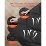 Japanese Tatami Mat, Twin Size Foldable Japanese Tatami Mattress, Futon Mattress with Storage Bag & Fastener, 9-Layer Floor Mat 