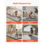 Japanese Tatami Mat, Twin Size Foldable Japanese Tatami Mattress, Futon Mattress with Storage Bag & Fastener, 9-Layer Floor Mat 