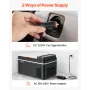 Car Refrigerator, DC 12/24V AC100-240V Compressor Electric Cooler, -20°C to 20°C Car Fridge with APP Control, 22L Cars Freezer f