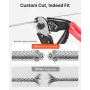 4.76 mm Wire Rope Kit, 61 m Length, 304 Stainless Steel Wire Cable, 7.1 kN Breaking Strength, 7 x 7 Strands Construction, Steel 