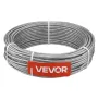 VEVOR 4.76 mm Wire Rope Kit, 61 m Length, 304 Stainless Steel Wire Cable, 7.1 kN Breaking Strength, 7 x 7 Strands Construction, 