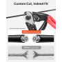 2,38 mm Wire Rope Kit, 50,3 m længde, 304 rustfrit stål wire