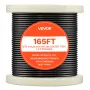 VEVOR 2.38 mm Wire Rope Kit, 50.3 m Length, 304 Stainless Steel Wire Cable, 2 kN Breaking Strength, 7 x 7 Strands Construction, 