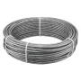3.2 mm Wire Rope Kit, 30.5 m Length, 304 Stainless Steel Wire Cable, 2.9 kN Breaking Strength, 7 x 7 Strands Construction, Steel