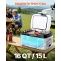 bilkøleskab, DC 12/24V AC100-240V Kompressor El-køler, -20°C
