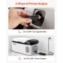 Car Refrigerator, DC 12/24V AC100-240V Compressor Electric Cooler, -20°C to 20°C Car Fridge with APP Control, 15L Cars Freezer f
