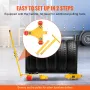 Maskinerskate Dolly, 6614 lbs/3T Industrial Machinery Mover med