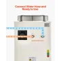 Industrial Water Chiller, 8000W, Industrial Water Cooler Cooling System with Compressor, 70 L/min Max Flow Rate, 40L Tank Capaci