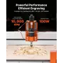 CNC fræsemaskine, 100W spindel, 3-akset trægraveringsfræser