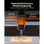 CNC Router Machine, 500W Spindle, 3-Axis Wood Engraving Milling Machine, with 300 x 180 x 80 mm Working Area, Offline Controller