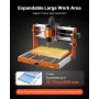 CNC Router Machine, 500W Spindle, 3-Axis Wood Engraving Milling Machine, with 300 x 180 x 80 mm Working Area, Offline Controller