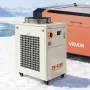 Industrial Water Chiller, 5000W, Industrial Water Cooler Cooling System with Compressor, 15L Tank Capacity, 70 L/min Max Flow Ra