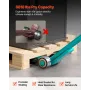 Prylever Bar, 4 T Weight Capacity, 1.4 m Carbon Steel Handle Lever Dolly, Pry Lever Bar with Wheels for Large Pallets, Heavy Ite