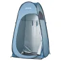 Pop up Shower Tent, Instant Portable Privacy Tent Changing Room with Ground Stakes, Ropes, and Carry Bag, 190T Polyester with Si