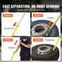 Tire Bead Breaker Slide Hammer, 117.6 cm Length Heavy Duty Steel Tire Bead Breaker, Portable Tire Changing Sliding Impact for Ca