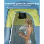 campingbrusetelt, 1 værelse, bærbart privat telt omklædningsrum