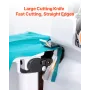Serger Overlock Sewing Machine, 1250 Stitches Per Minute, 3 and 4 Thread Capability, with LED Light and Strong Suction Feet, Hea
