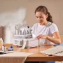 VEVOR Serger Overlock-symaskine, 1250 sting pr. minut, 3 og 4 tråds kapacitet, med LED-lys og stærkt sugegebyr