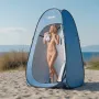 VEVOR Pop up Shower Tent, Instant Portable Privacy Tent Changing Room with Shower Bag, Ground Stakes, Ropes, Carry Bag, 190T Pol