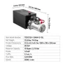 VEVOR 15 L Hydraulic Power Unit, Single Acting Dump Trailer Pump, 22 MPa Max Relief Pressure & 3.4 L/min Flow Rate, DC 12V Hydra