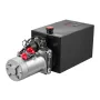 VEVOR 15 L Hydraulic Power Unit, Single Acting Dump Trailer Pump, 22 MPa Max Relief Pressure & 3.4 L/min Flow Rate, DC 12V Hydra