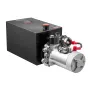 15 L Hydraulic Power Unit, Single Acting Dump Trailer Pump, 22 MPa Max Relief Pressure & 3.4 L/min Flow Rate, DC 12V Hydraulic P