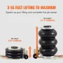 Triple Bag Air Jack 3 ton/6600 lbs Pneumatisk Jack til bil SUV