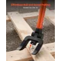 Pallet Buster Tool, 1,1 m kulstofstålhåndtag Wrecking Pry Bar
