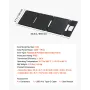 VEVOR 30W foldbar solpaneloplader, 16BB N-type monokrystallinsk solpanel 24 % effektivitet, ultralet bærbar med USB-A,