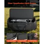 Drum Hardware Bag with Wheels, 1680D, Drum Set Equipment Carry Bag, Carrying Case with Sturdy Handle, Durable Zipper, Smooth PVC