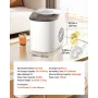 VEVOR Countertop Ice Maker, 7 Cubes Ready in 6 Mins, 11.8 kg per Day, Self-Cleaning Portable Machine with Ice Scoop, Ice-Making 