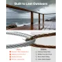 2 mm Wire Rope Kit, 35.1 m Length, 304 Stainless Steel Wire Cable, 2 kN Breaking Strength, 7 x 7 Strands Construction, Steel Cab