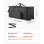 Electronic Drum Kit Bag, 600D, Padded Drum Bag with Wheels, Large 920 x 420 x 410 mm Interior, Lightweight Travel Case with Deta