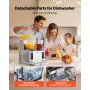 Slushie Machine, 3L/100oz x 2 Tank Slushy Machine til hjemmet