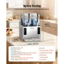 Slushie Machine, 3L/100oz x 2 Tank Slushy Machine for Home, No Ice Needed Frozen Drink Maker, Margarita Maker with Self-Cleaning