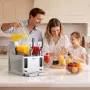 Slushie Machine, 3L/100oz x 2 Tank Slushy Machine til hjemmet