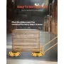 4PCS Machinery Skate Dolly, 26455 lbs/12t Industrial Machinery