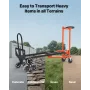 3 i 1 industriel cabriolet trappeklatrevogn, 350 kg maks.