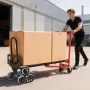 3 in 1 Industrial Convertible Stair Climbing Cart, 350 kg Max Load, Folding Hand Truck Dolly with Handle & Wheels, Stair Climbin