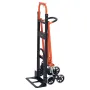 VEVOR 3 in 1 Industrial Convertible Stair Climbing Cart, 350 kg Max Load, Folding Hand Truck Dolly with Handle & Wheels, Stair C