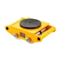 4PCS Machinery Skate Dolly, 11999.8 kg Industrial Machinery Mover, Heavy Duty Carbon Steel Machinery Moving Skate & 4 Carbon Ste